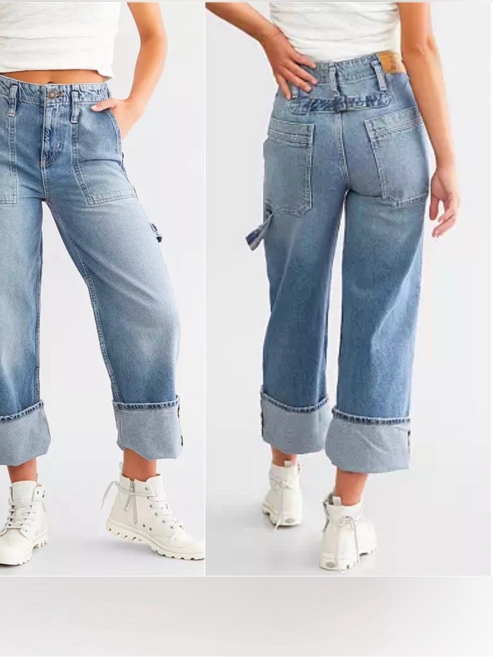 We The Free NWT Major League Mid Rise Cuffed Crop Jeans Women’s Size 10 (30)